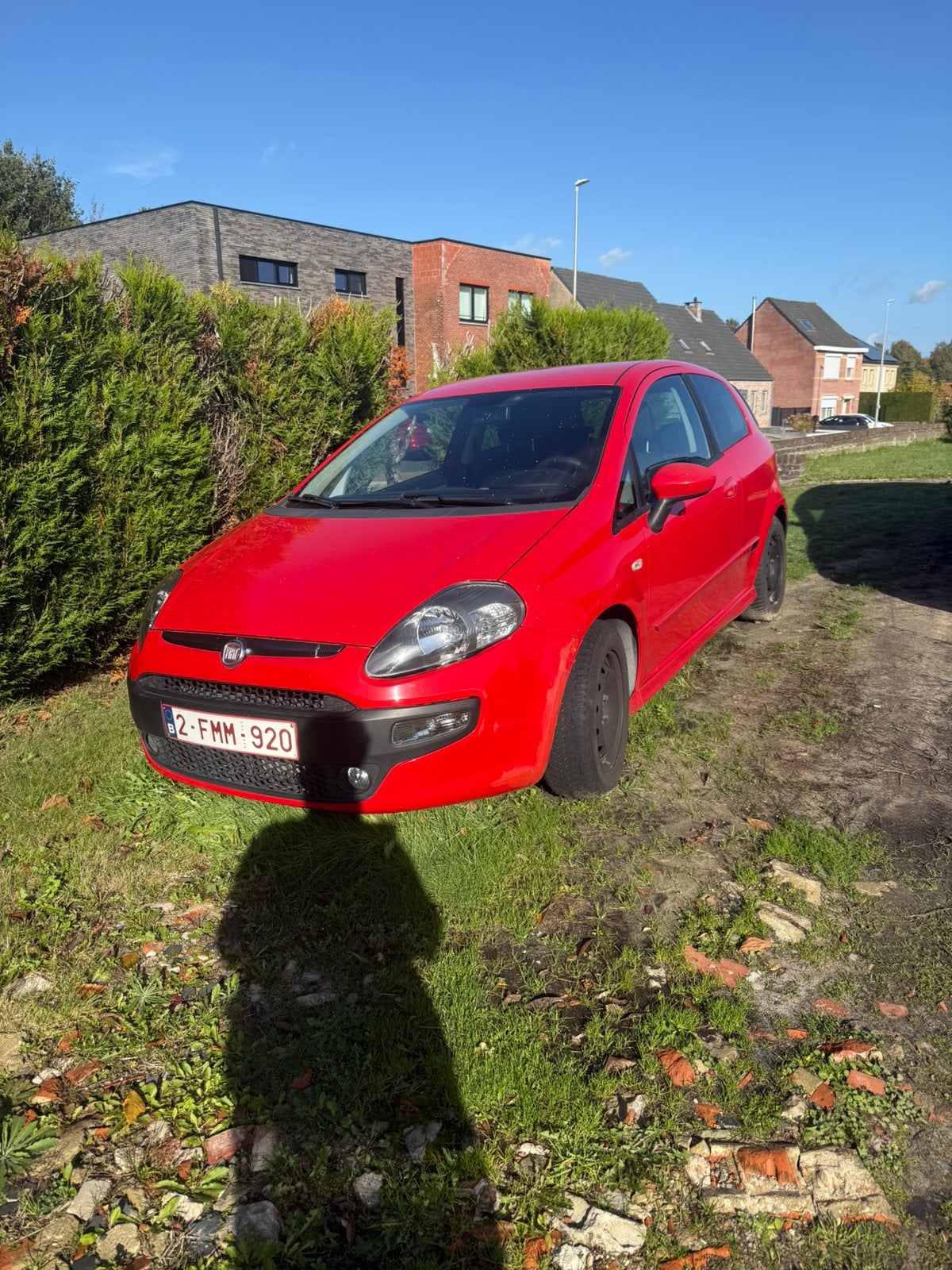 Fiat punto 1.3d 151d km start niet, Autos, Rouge, Euro 5, Achat, Boîte manuelle