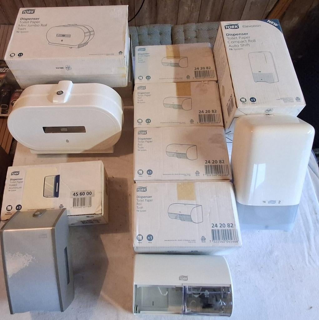 Papier dispenser, Ophalen