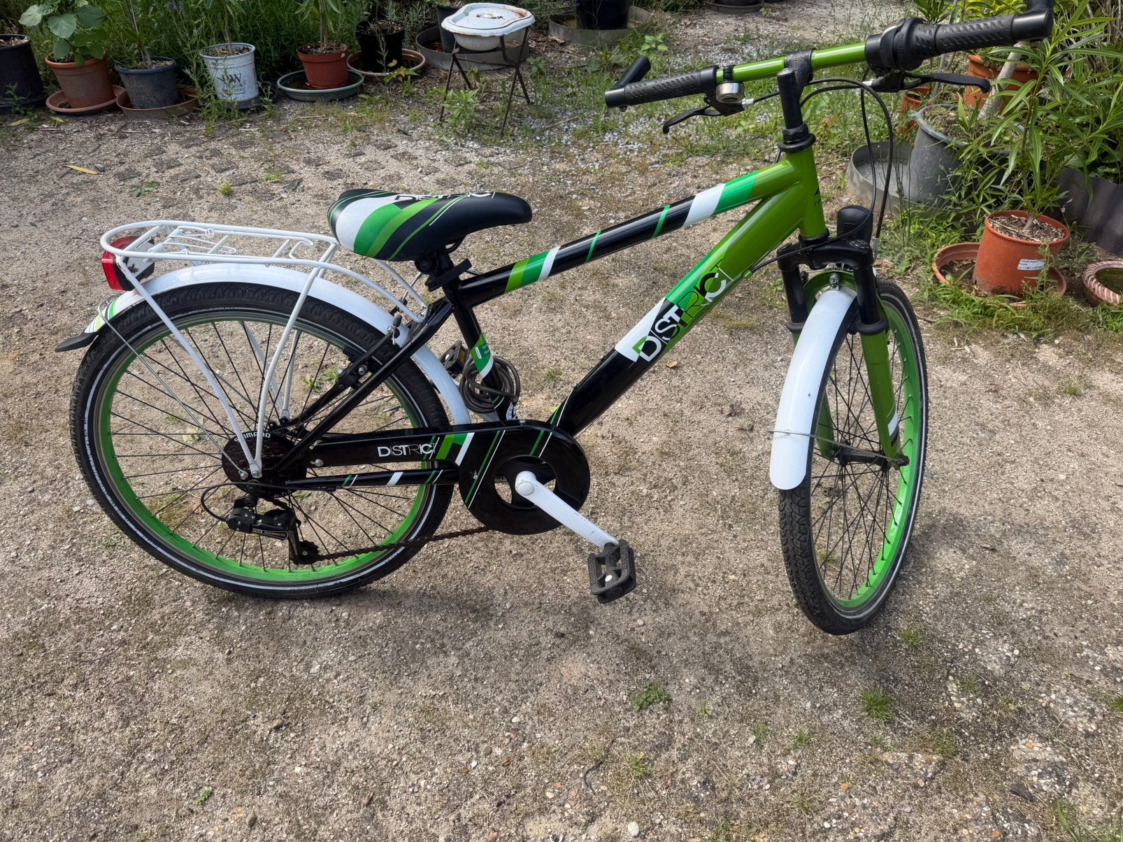 Fiets 24 inch - merk district, Vélos & Vélomoteurs, Enlèvement, 24 pouces, Vitesses