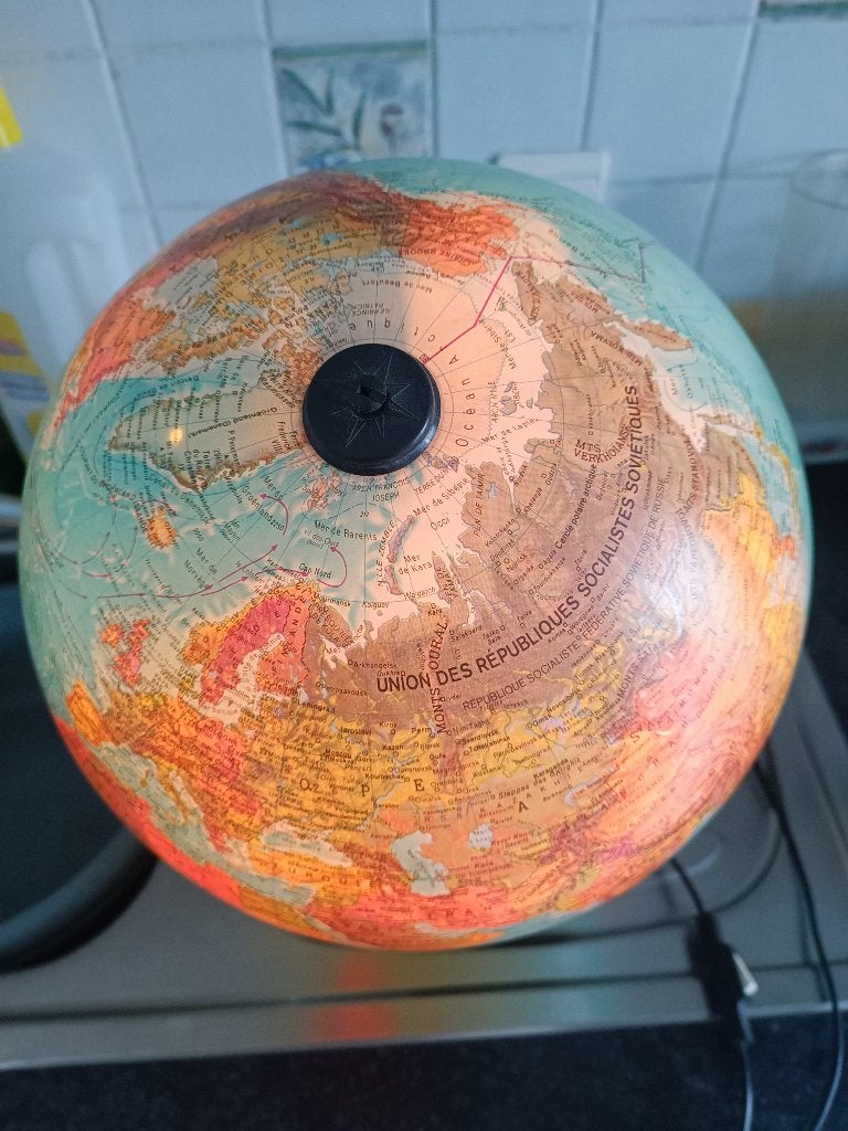 Map Monde - Globe Terrestre, Enlèvement, Utilisé