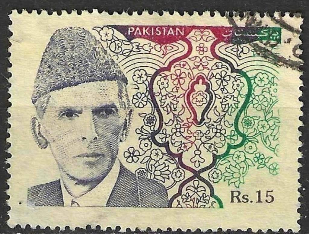 Pakistan 1989 - Yvert 859 - Mohammed Ali Jinnah (ST), Postzegels en Munten, Postzegels | Azië, Verzenden, Gestempeld