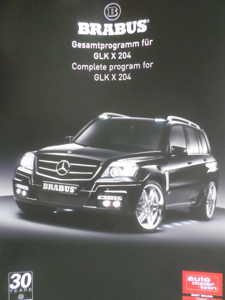 Brochure de la Mercedes Brabus GLK, Enlèvement ou Envoi, Mercedes