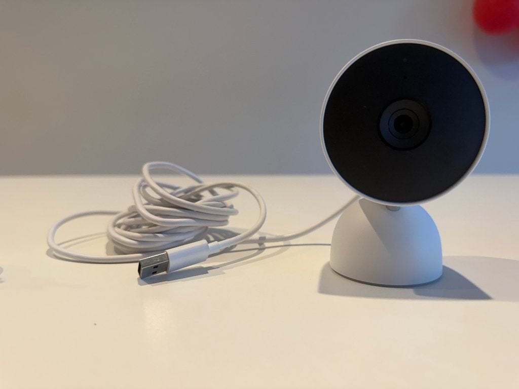 Nest Cam Indoor (Gen 2), Ophalen of Verzenden, Zo goed als nieuw, Binnencamera
