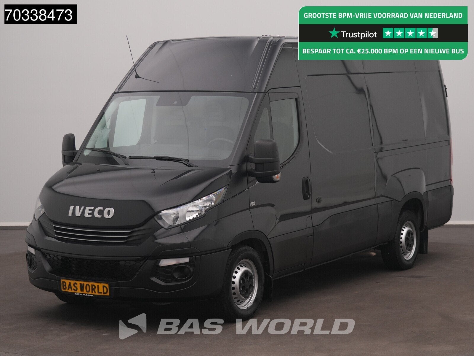 Iveco Daily 35S14 Automaat L2H2 AC/Climate Navi Camera Cruis, Autos, Achat, Euro 6, Entreprise, 2384 kg