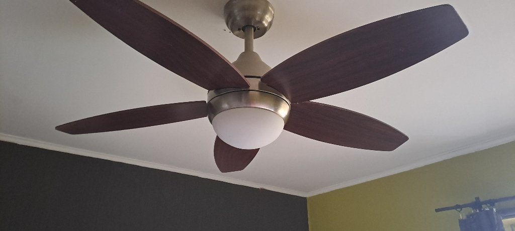Ventilateur de plafond, Enlèvement, Ventilateur avec télécommande, Comme neuf, Ventilateur de plafond