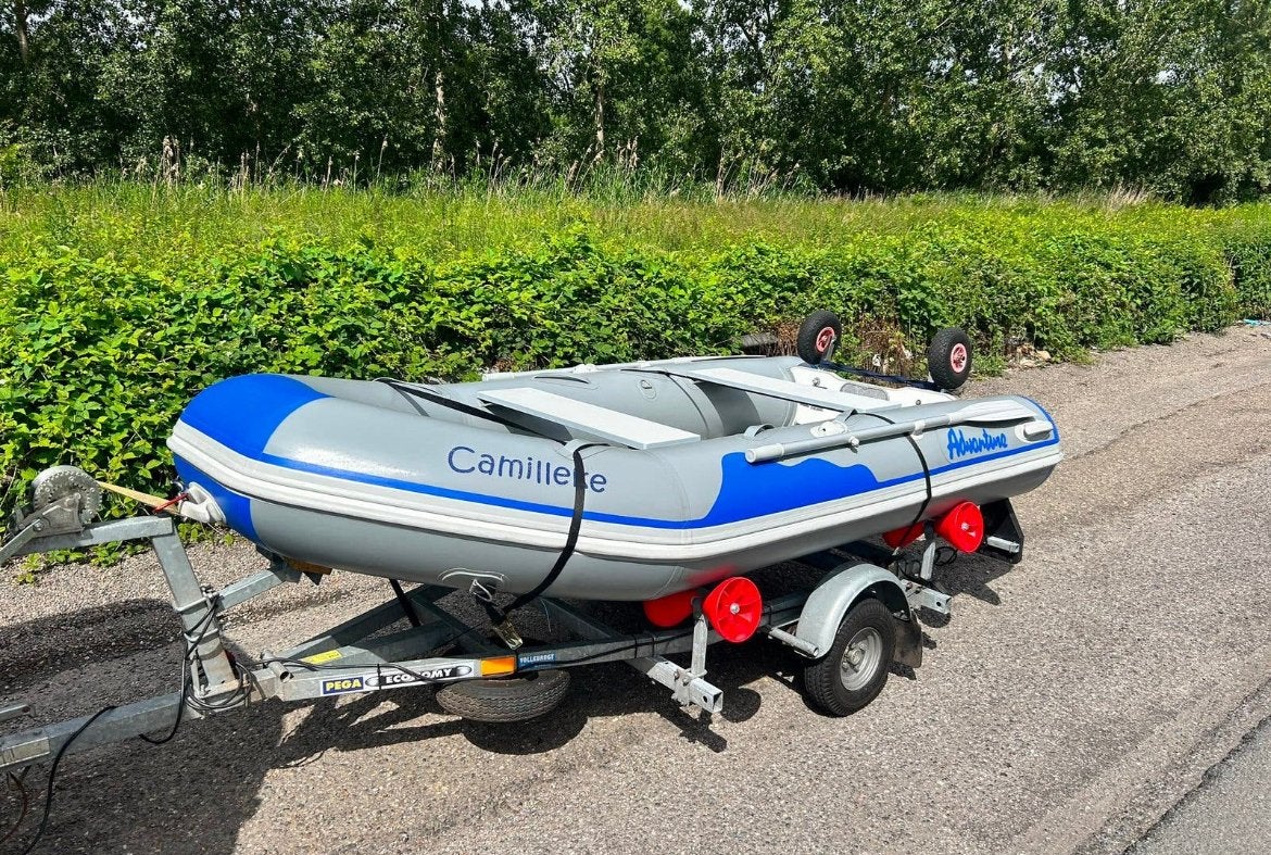 Rubberboot en motor 5pk, Watersport en Boten, Ophalen of Verzenden, Zo goed als nieuw