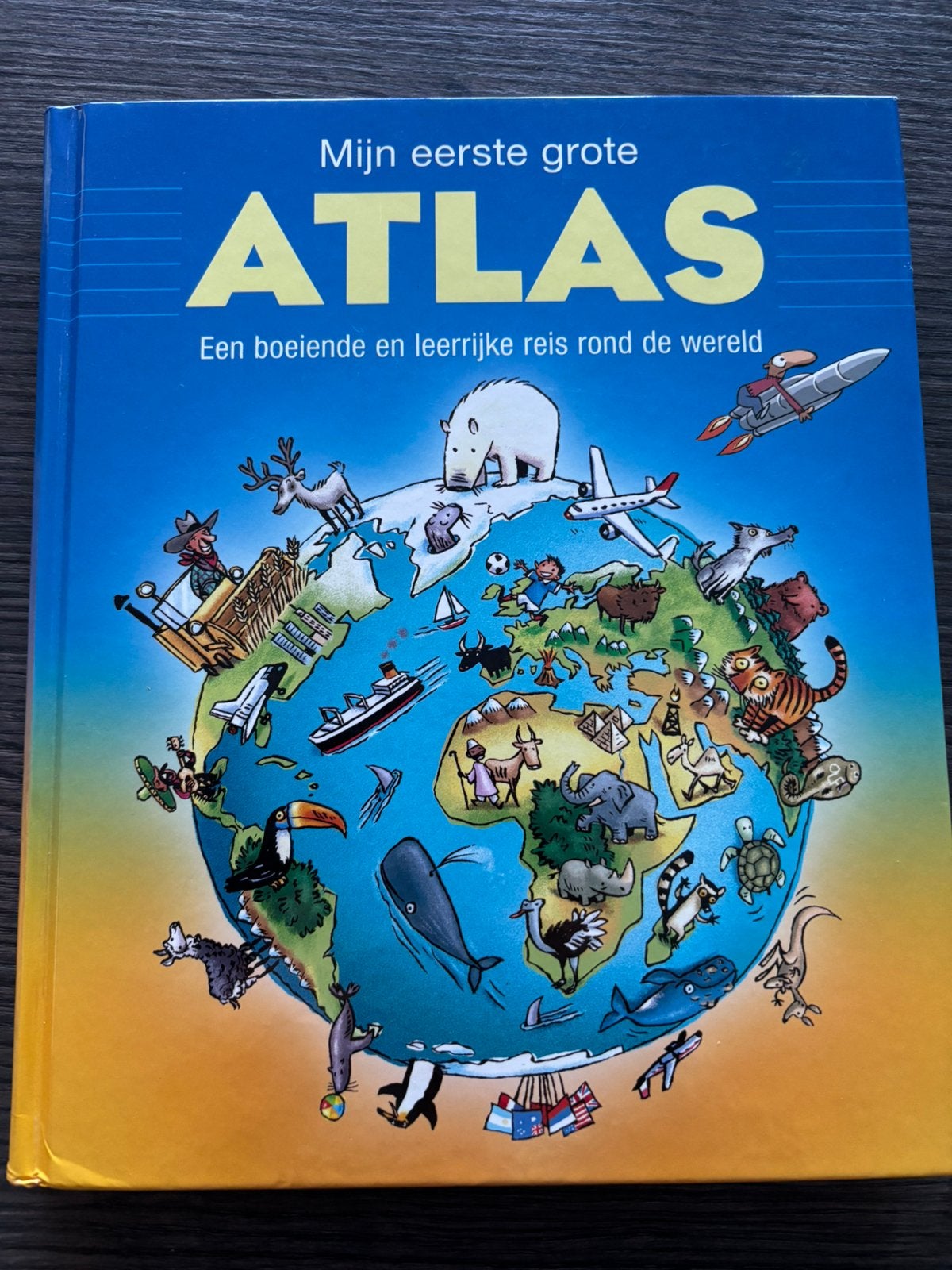 Mijn eerste grote atlas, Livres, Atlas & Cartes géographiques, Enlèvement, Comme neuf, Monde, Autres atlas