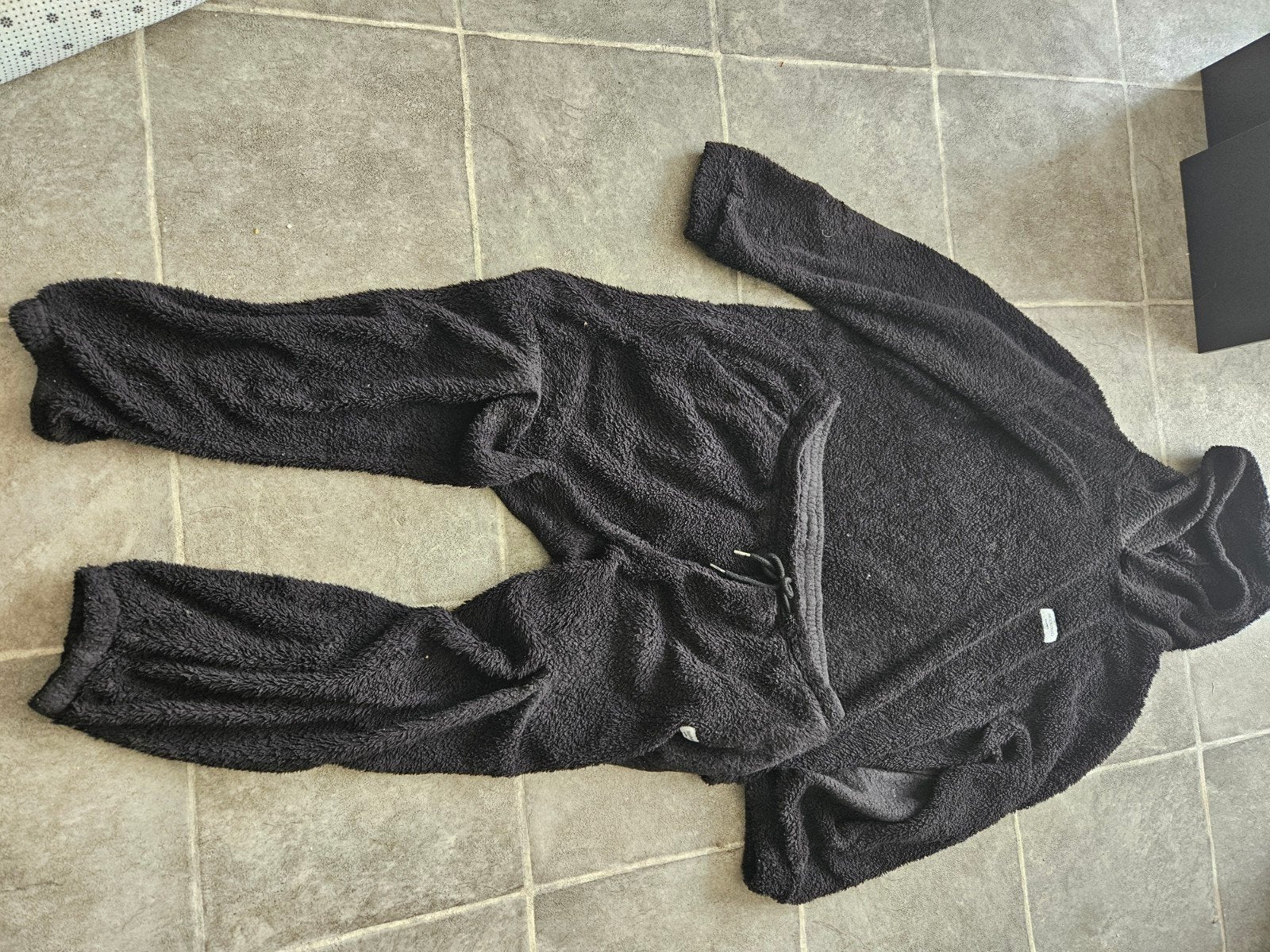 Warme fleece huispak met hoodie, Vêtements | Femmes, Enlèvement ou Envoi, Comme neuf, Taille 46/48 (XL) ou plus grande, Gris