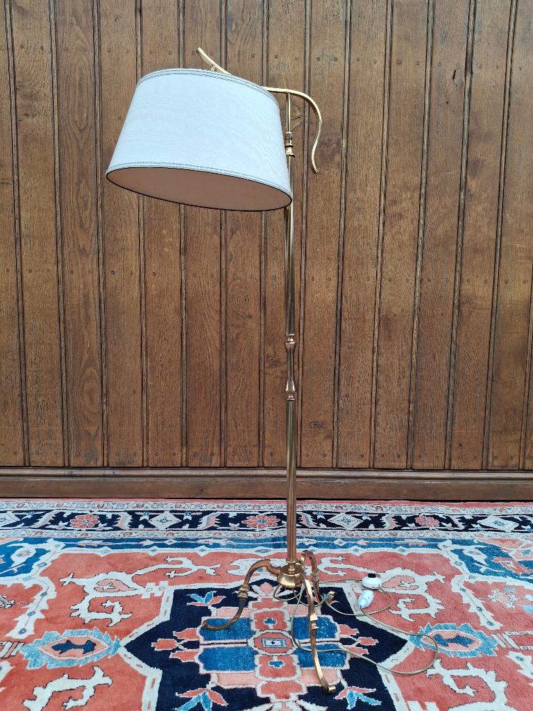 Vintage vloerlamp Deknudt “Hollywood Regency”, Ophalen, Zo goed als nieuw