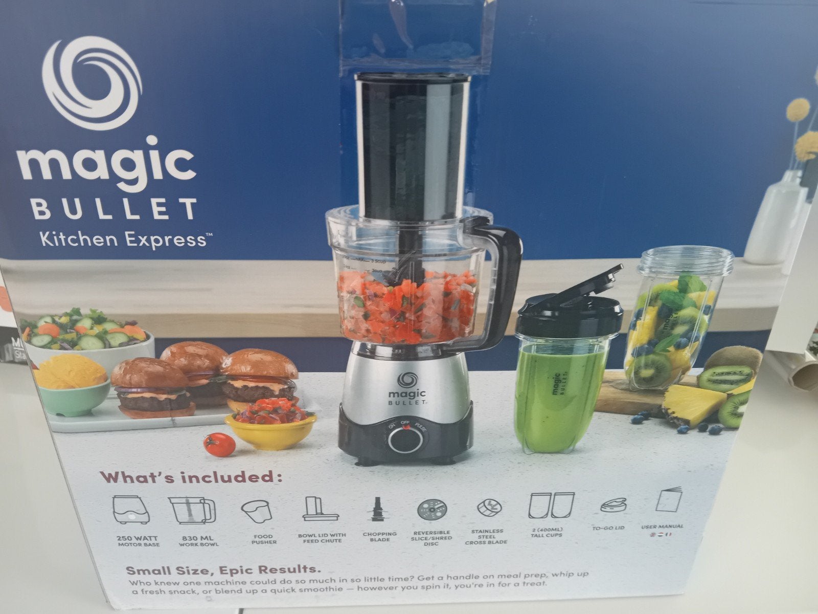 magic bullet kitchen express, Ophalen