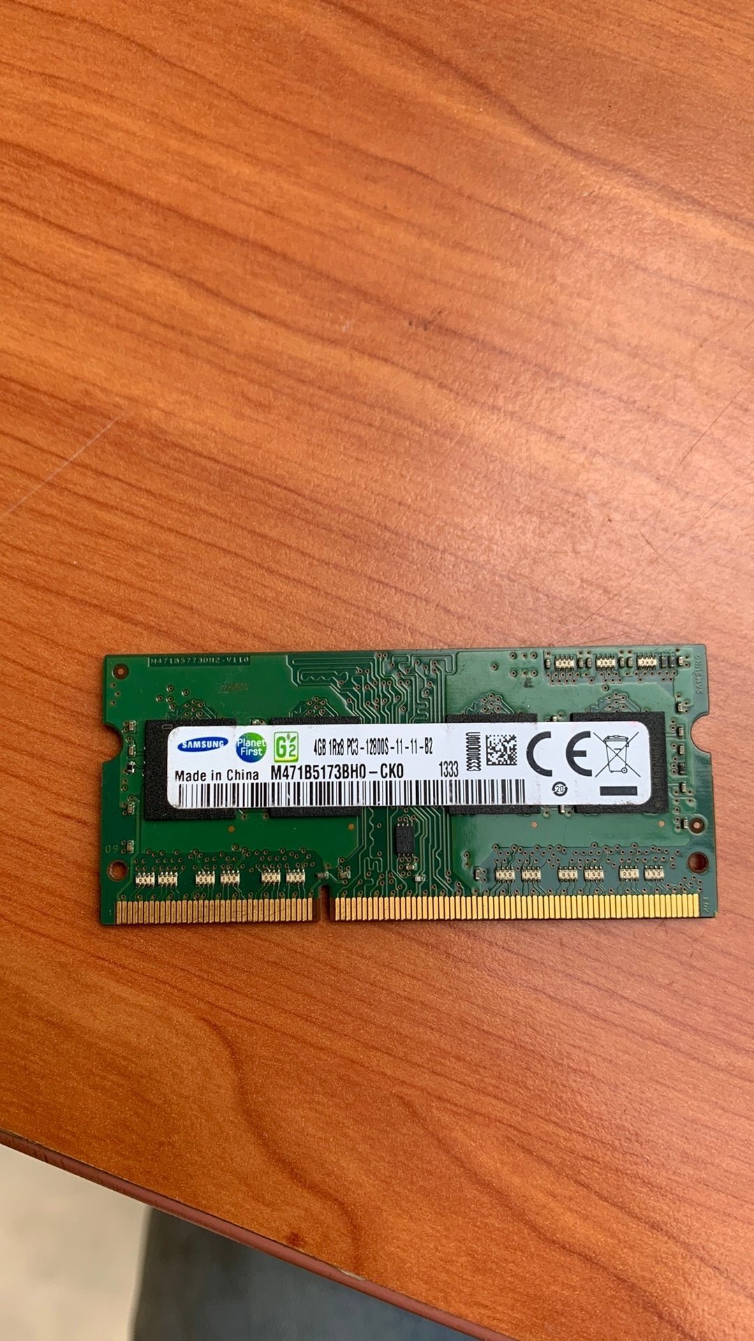 Samsung 4 Gb ddr3 1600 Mhz SODIMM 1,5v, Computers en Software, RAM geheugen, Ophalen of Verzenden, Zo goed als nieuw, DDR3, 4 GB