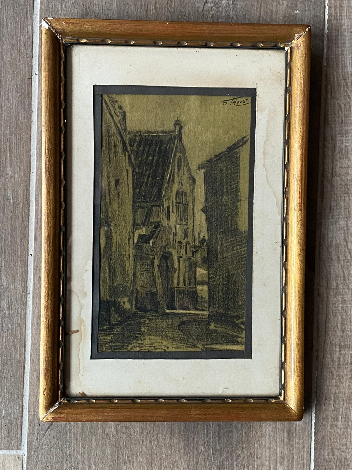 GRAVURE FRENCH HOLST (1876 - 1935), 26 cm, Eau-forte, Enlèvement ou Envoi, Encadré