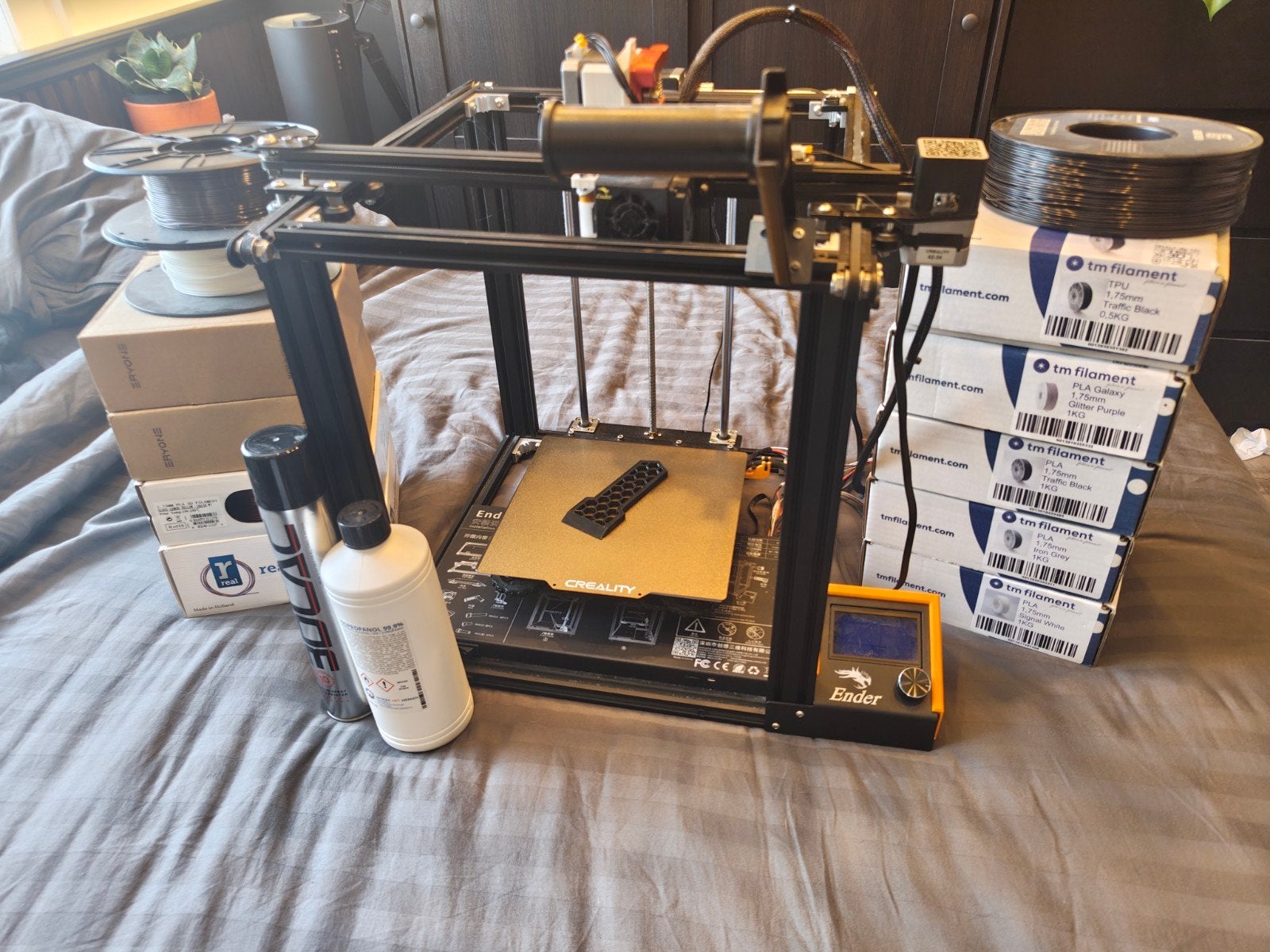 3D printer met filament en toebehoren, Ender 5 pro, Computers en Software, 3D Printers, Ophalen, Gebruikt, Filament, Creality Ender