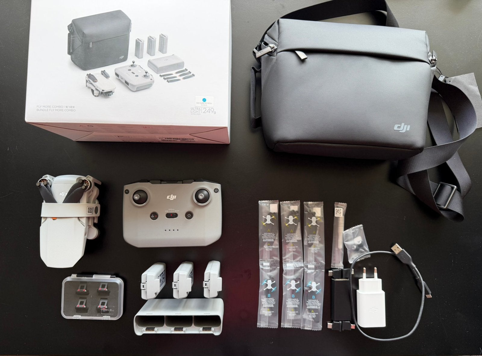 DJI Mini 2 Fly More Combo met ND filters Freewell, Ophalen, Cameradrone, 5 tot 10 kilometer, 15 tot 30 minuten