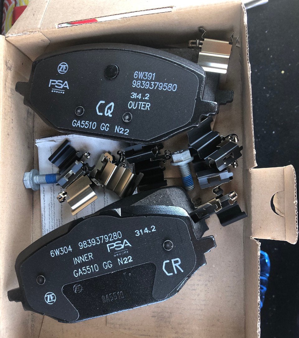 Plaquettes originales neuves 3008 - DS7, Enlèvement ou Envoi, Neuf, Peugeot