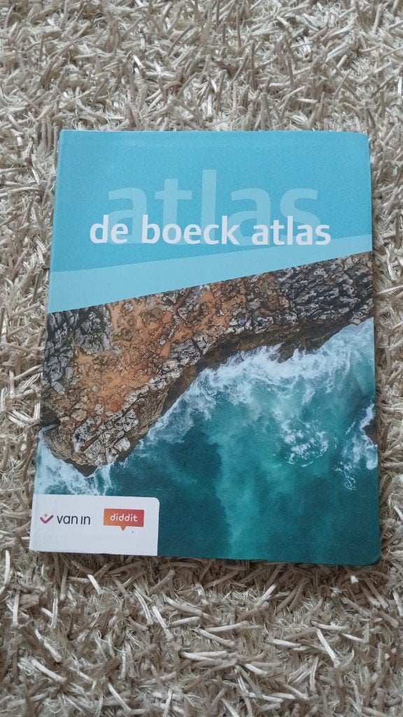 Atlas van De Boeck, Boeken, Gelezen, ASO, Van in, Ophalen of Verzenden