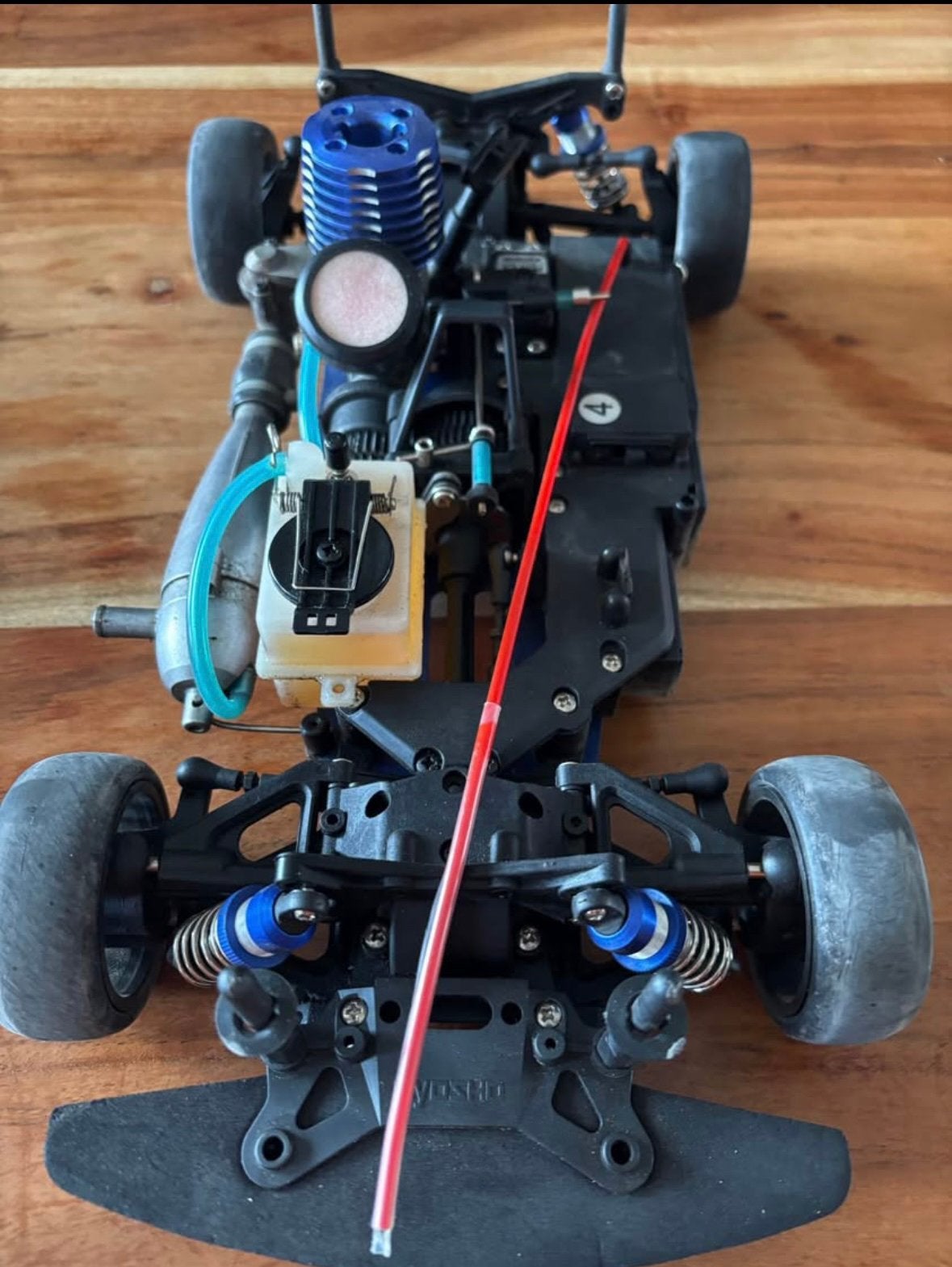 Kyosho 1/10 Nitro BMW M3 GTR – compleet pakket, Ophalen, Zo goed als nieuw, Nitro
