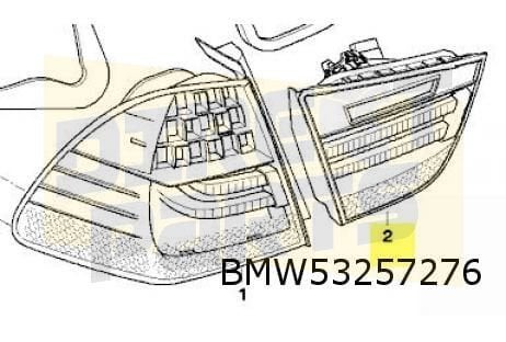 BMW 3-serie Touring (9/08-10/12) Achterlicht Rechts binnen (, Auto-onderdelen, -, Verzenden, -, Nieuw