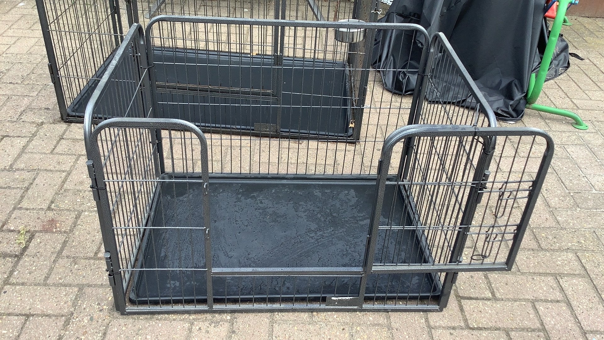 puppyren.Kleine 93 X 63 60 hoog, Dieren en Toebehoren, Hondenbenches, Ophalen