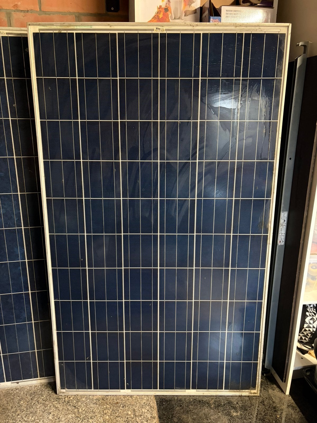 5x Trina Solar zonnepanelen 245 Wp – TSM-245PC05, Bricolage & Construction, Enlèvement, Utilisé, Panneau