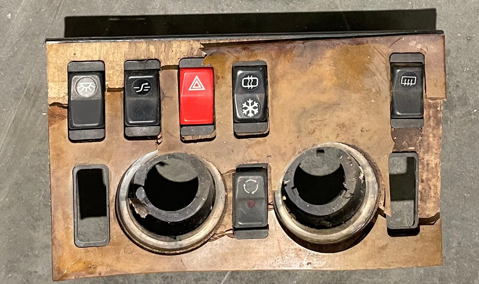 Mercedes C126 SEC Zebrano houtpaneel, Ophalen, Gebruikt