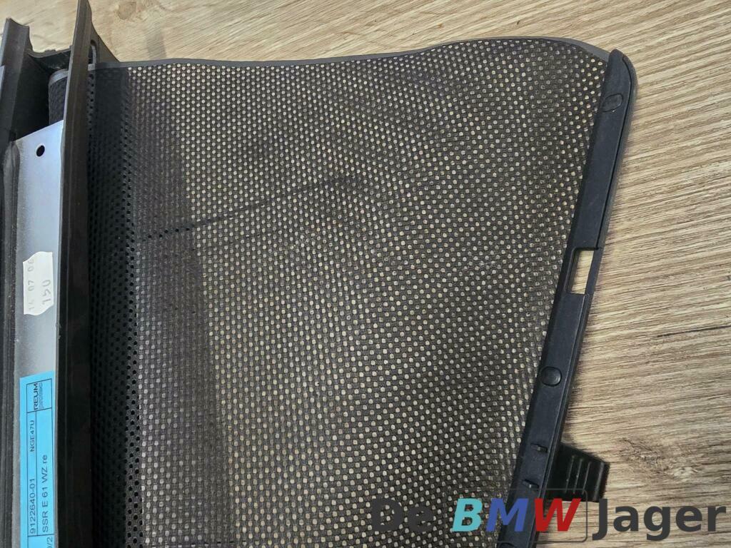 Zonwering rechts achter BMW 5-serie Touring E61 51359122640, Gebruikt, Ophalen of Verzenden, BMW, BMW