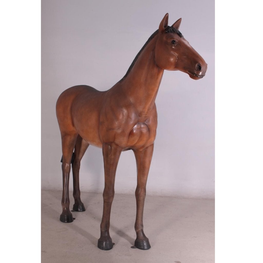 Staand paard — Paardenbeeld, lengte 230 cm, Ophalen, Nieuw, Paard