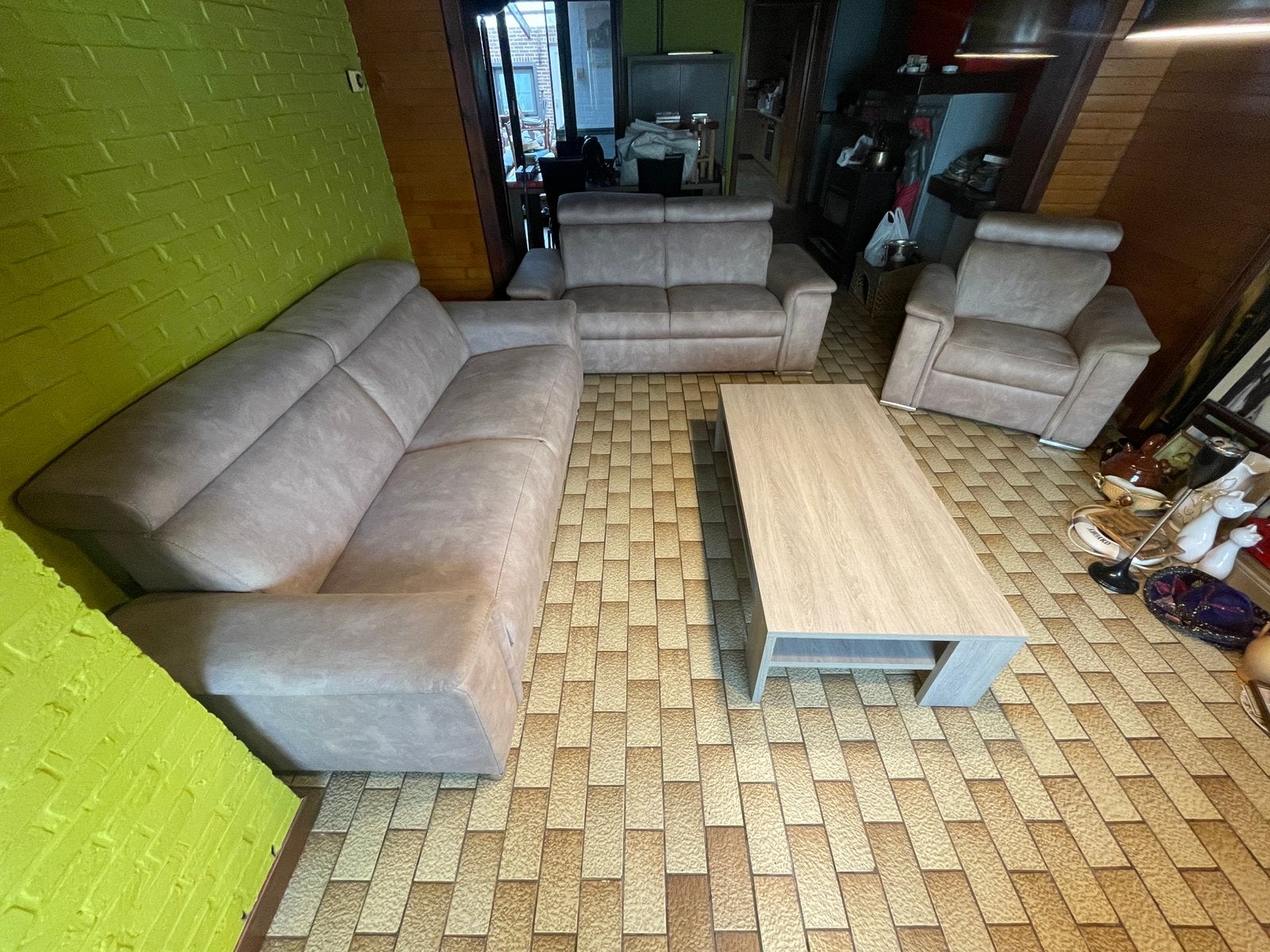 Zetels - salon - LUCAS meubelen, Huis en Inrichting, Ophalen, Gebruikt