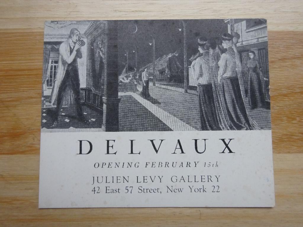 Paul Delvaux - lot 2 items, Ophalen of Verzenden, Zo goed als nieuw, Schilder- en Tekenkunst