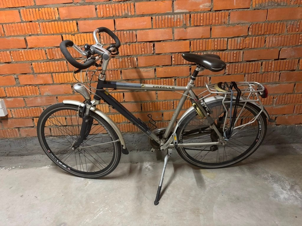 Mannenfiets Gazelle, Ophalen, Gebruikt, Velgrem, Versnellingen