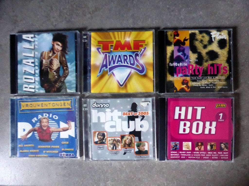 Set 6 CD's jaren '70 t/m '00, Cd's en Dvd's, Gebruikt, Ophalen of Verzenden, Pop, Album