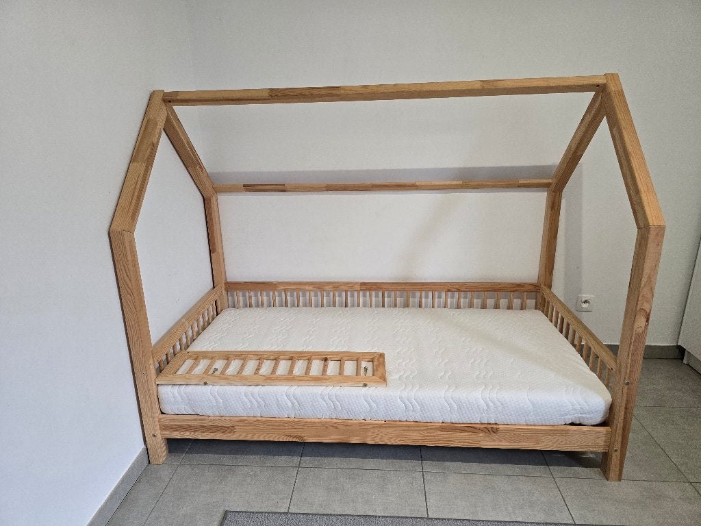 Lit pour enfant, lit pour tout-petit, Sommier à lattes, 70 à 85 cm, Comme neuf, Enlèvement