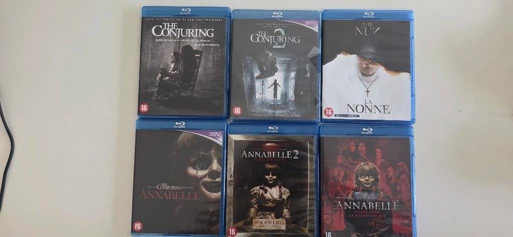 BR - 6 films uit The Conjuring reeks, Horror, Engels, Nederlands, Ophalen of Verzenden