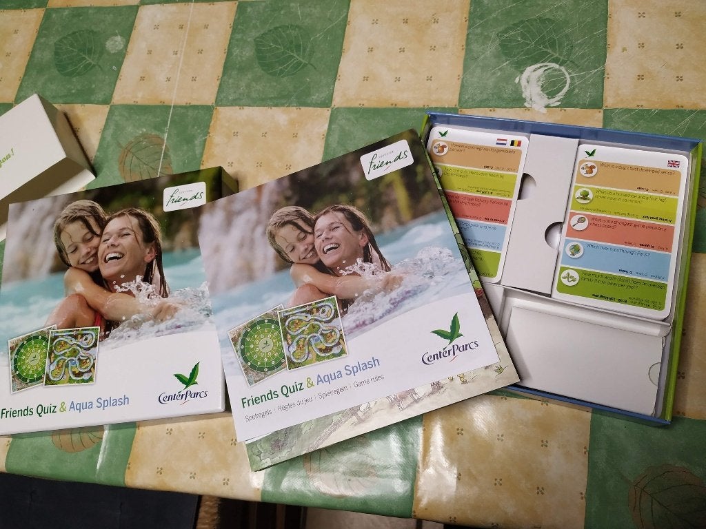 friends quiz aqua splash leuk nieuw spel van center parcs, Enlèvement ou Envoi