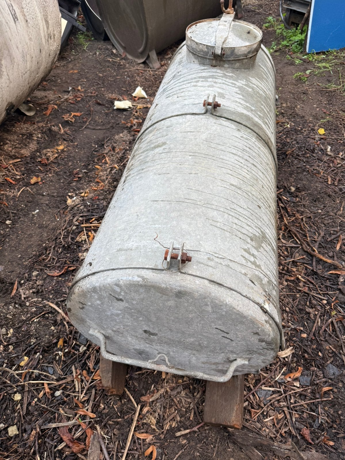 Landbouw vat waterton, Tuin en Terras, 150 liter of meer, Ophalen, Gebruikt, Metaal