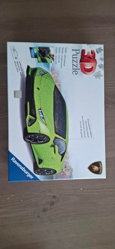 Lamborghini Huracán 3D, Enlèvement, Moins de 500 pièces, Comme neuf, Rubik's Cube ou Puzzle 3D