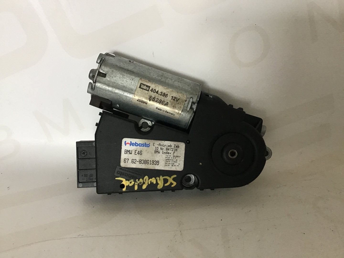 Schuifdak motor BMW E46 676183861939, Gebruikt, -, -, Ophalen of Verzenden