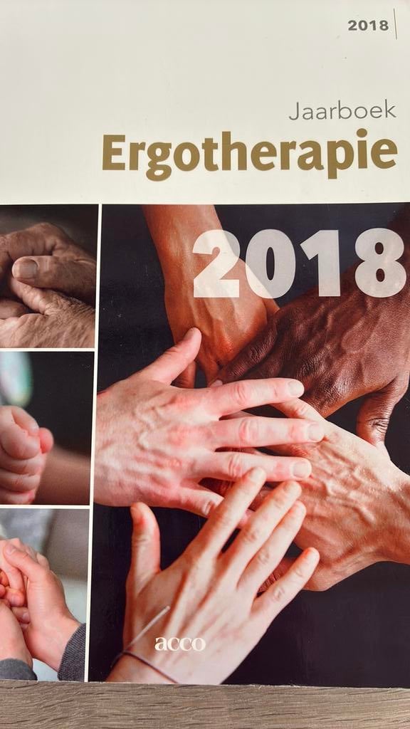 Vlaams Ergotherapeutenverbond - Jaarboek ergotherapie 2018, Ophalen of Verzenden, Vlaams Ergotherapeutenverbond