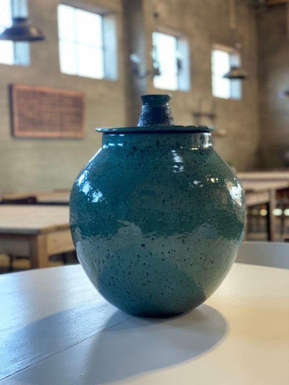 Grote urn, vaas, kruik met deksel van 48 cm hoog, Enlèvement ou Envoi