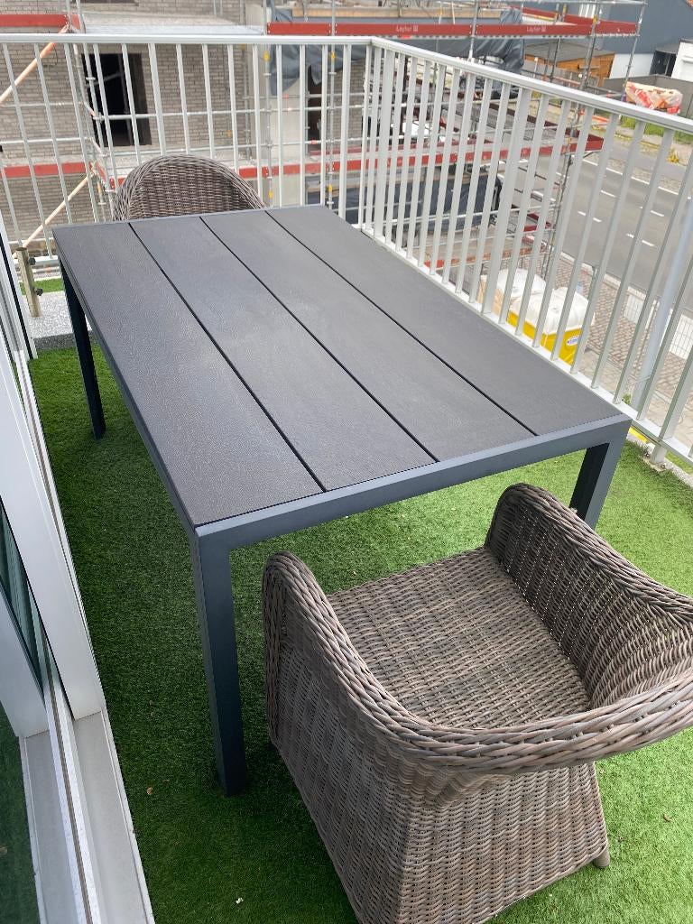 Table de jardin, Enlèvement, Utilisé, Rectangulaire, Aluminium
