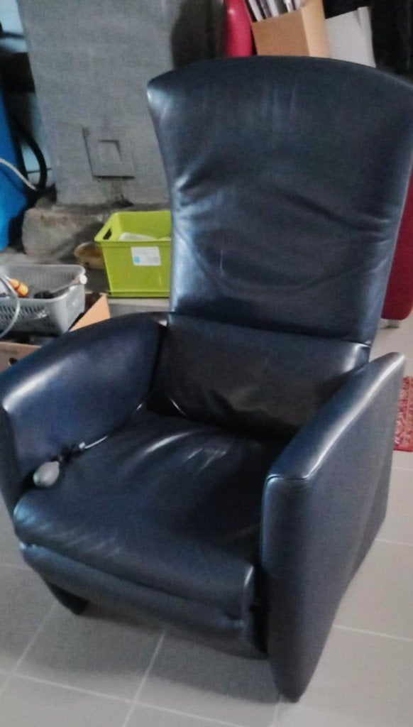 JORI relaxzetel (handmatig) Model VINCI, Gebruikt, Eenpersoons, Leer, Ophalen