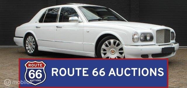Bentley Arnage R Mulliner | 2004 | Route 66 Auctions, Gebruikt, Zwart, Bedrijf, Handgeschakeld