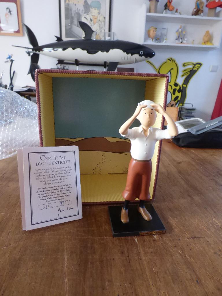 Tintin statuette Crabe aux pinces d'or Bte+C, Enlèvement ou Envoi, Tintin, Comme neuf, Statue ou Figurine