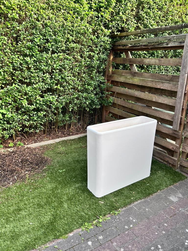 Jardinière blanche jardin intérieur ou exterieur, Enlèvement, Comme neuf, Jardin