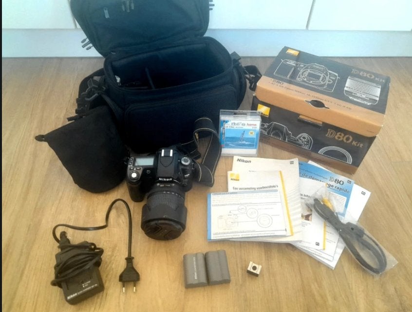 Nikon camera D80, TV, Hi-fi & Vidéo, Appareils photo numériques, Enlèvement ou Envoi, Utilisé, Reflex miroir, Nikon