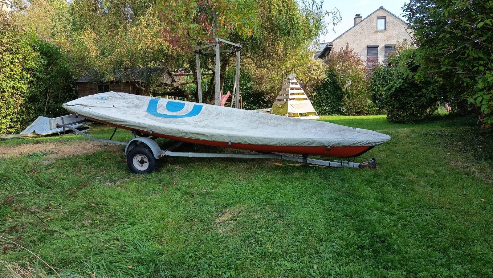 Laser voilier dériveur, Enlèvement, Utilisé, Grand-voile