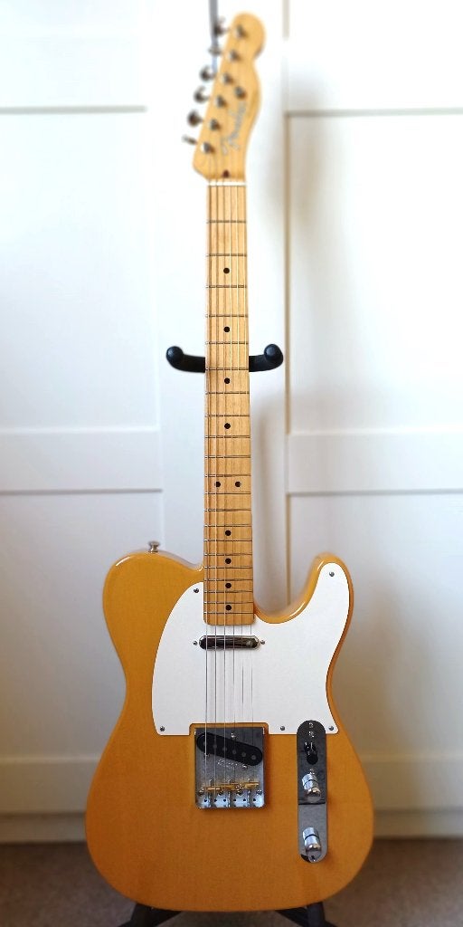 Fender Telecaster 50' Butterscotch-upgrade, Ophalen of Verzenden, Zo goed als nieuw, Solid body, Fender