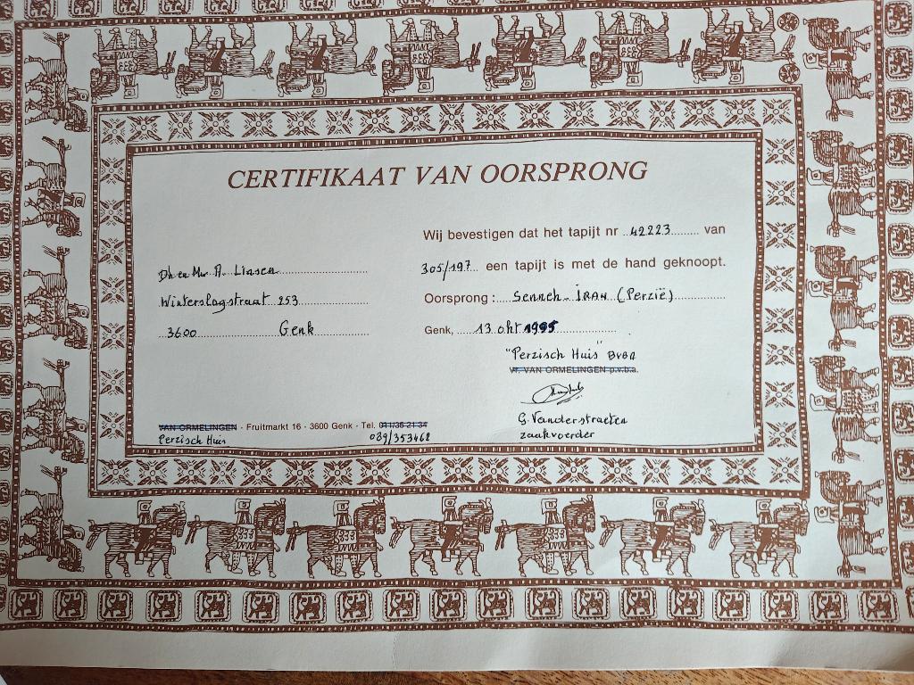 perzisch tapijt, Ophalen, Gebruikt, 150 tot 200 cm, 200 cm of meer
