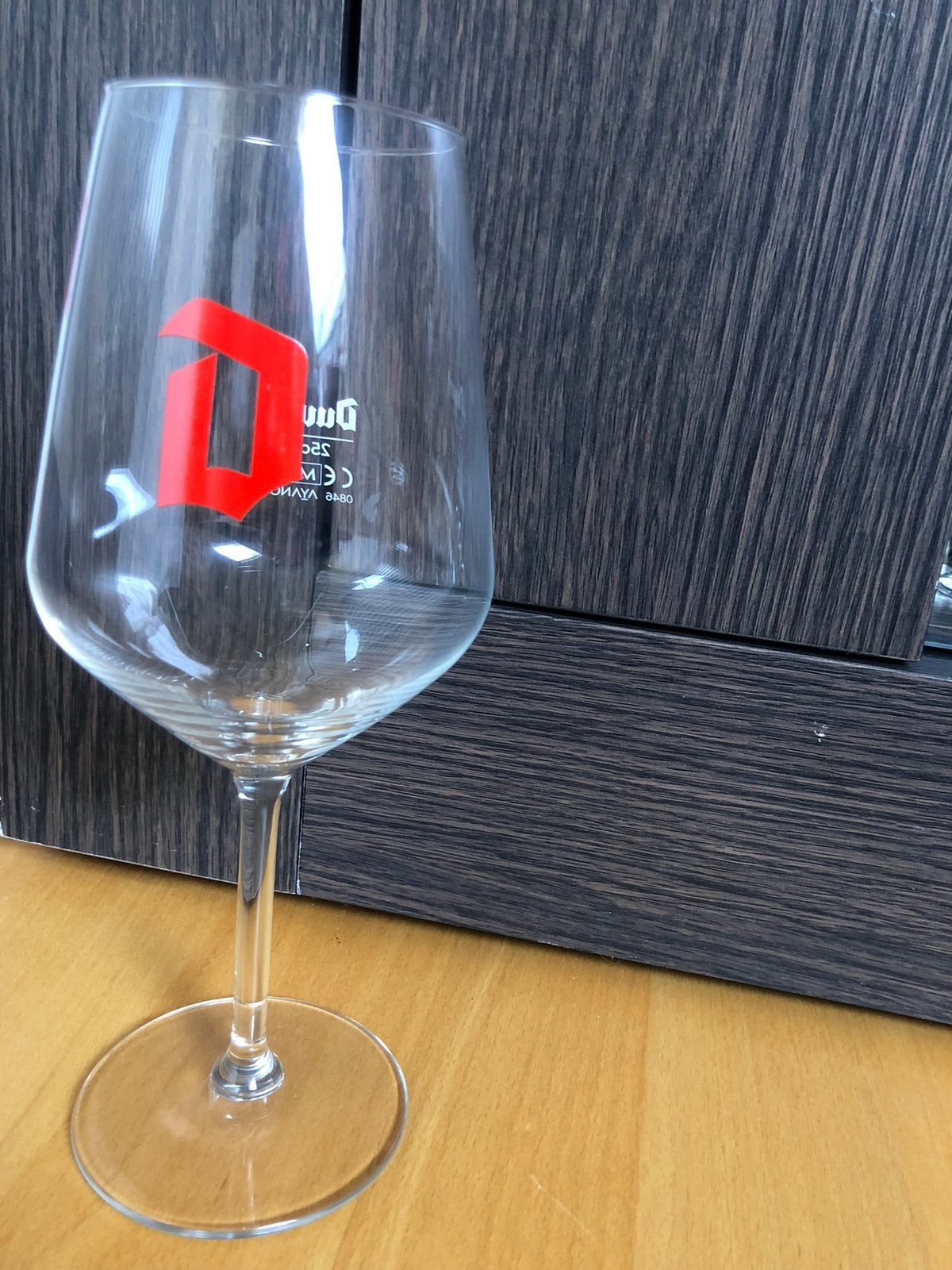 Duvel wijnglas rode D, Verzamelen, Ophalen of Verzenden, Nieuw, Bierglas