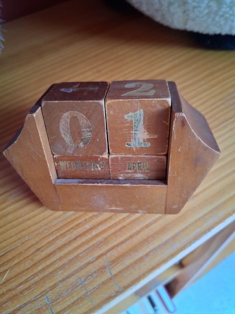 Vintage kalender, Ophalen of Verzenden